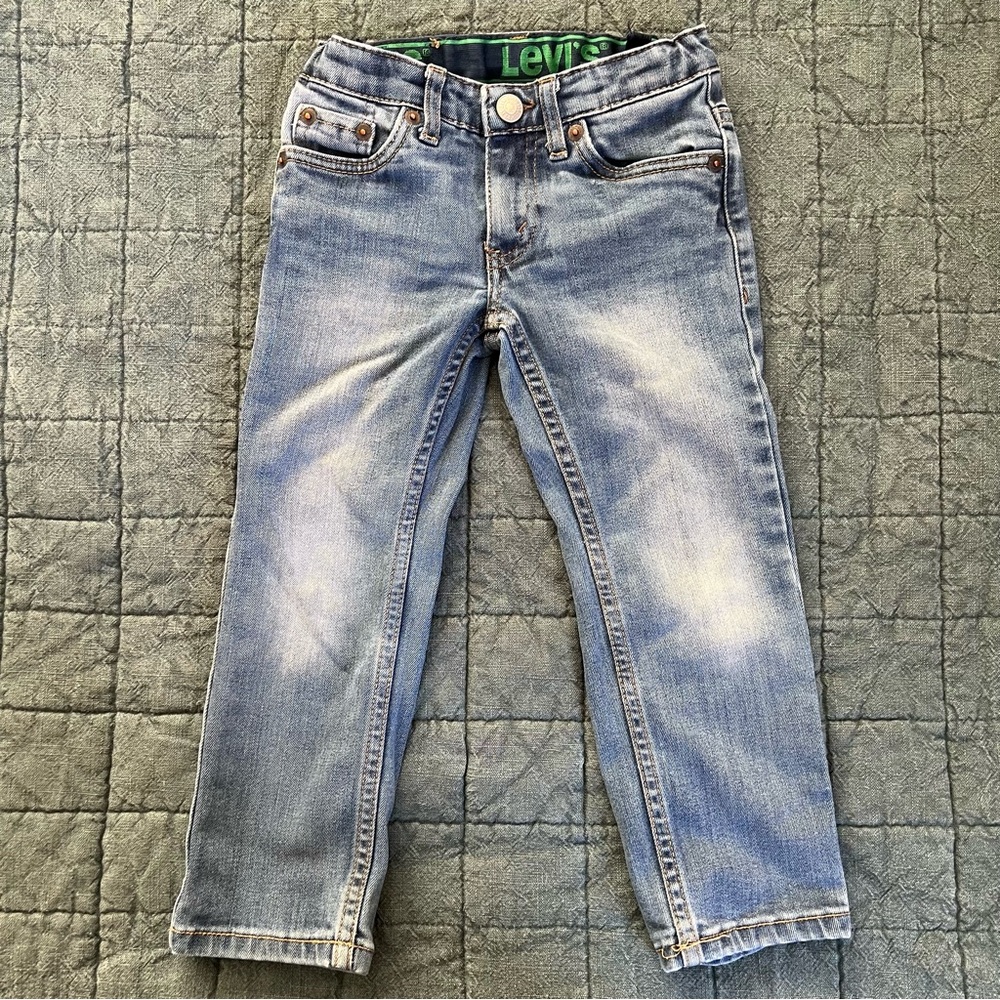 Levi’s toddler jeans. Blue. Size 4.